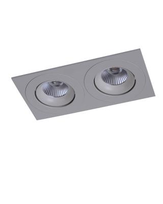 China Hotel Double Recessed Downlights 12w 18w Corridor Recessed Led Spot Light for sale