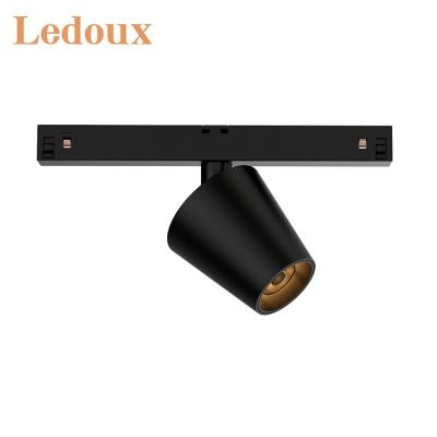 China Anti-Glare / Adjustable / Dimming Control LEDOUX Modern Style Anti-Glare Focus Mounted Spot Aluminum Home Light 6 10 W Led Magnetic Track Light for sale