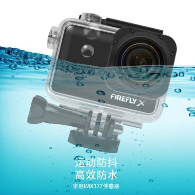 China 12MP hawkeye 12MP fiefly X Mini Action Camera 4k60fps sports action 4k sports camera direct waterproof eis imx377 h22s85 for sale