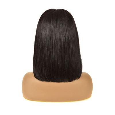 China Silky Straight Wave Fashion Design Wholesale Straight Hair Bob Brazilian Wigs Front Closure Short Bob Brazilian Hair Lace Wig 8 Inches for sale