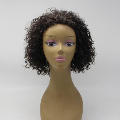 China Wholesale Deep Wave Hair 100% Wigs Deep Wave Short Curly Bob Style Human Hair Machine Wig For Black Women for sale