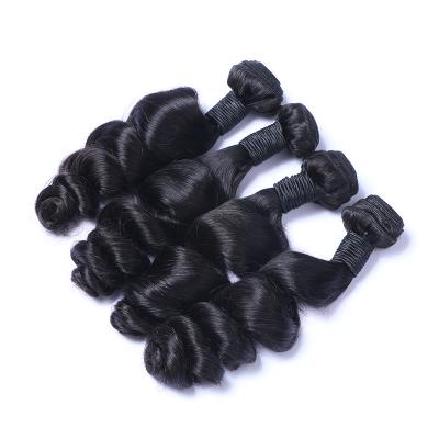 China Loose Wave Elee Brazilian Virgin Hair Loose Bundles With Closure Wholesale Cuticle Aligned Brazilian Raw Hair Wigs for sale