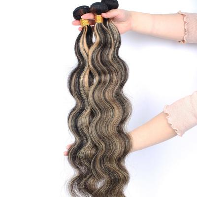 China Wholesale Raw Body Wave Ombre Color P1B/27 Peruvian Virgin Hair Bundles New for sale