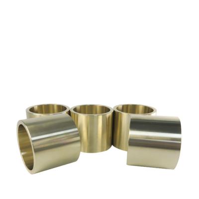 China Custom CNC Machining Copper Sleeves Parts Male and Beryllium Bronze Bushings for sale