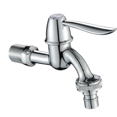 China Best Modern Single Handle Chrome Plated Washing Machine Brass Garden Faucet for sale