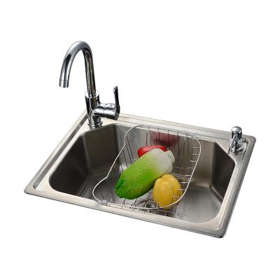 China Stainless Steel Simple Kitchen Faucet Bowl Furniture Faucet Modern Kitchen Equipment Simple Handmade Fancy Pipeless for sale