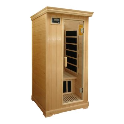 China Computer control panel sauna ideal sauna for 1 person with wireless bluetooth speaker for sauna for sale