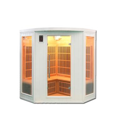 China Computer Control Panel Sauna Room Full Spectrum Luxury Far Infrared Infrared Sauna With Accessories Outdoor Sauna Steam Shower for sale