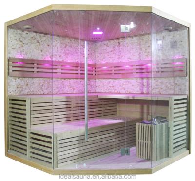 China Traditional Stone Computer Control Panel 5 Person Steam Sauna Room for sale