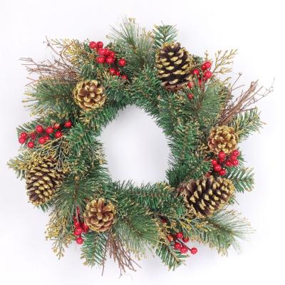 China Fireproof Is Available Wholesale Decorative Christmas Garland Pine Tree Garland For Gifts Decoration for sale