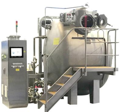 China Factory High-Temperature ECO Low Liquor Ratio High Pressure Fabric Dyeing Machine Price (1:3.5~4.5) for sale