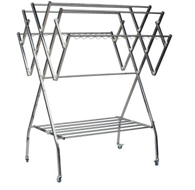 China Outdoor Clothing Daily Life King Size Stainless Steel Clothes Drying Rack Shoe Drying Rack for sale