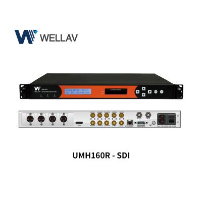 China Wellav UMH160R MPEG 4 HD Digital Cable TV Headend IRD TV Channel Radio and TV Broadcast Equipment UMH160-SDI for sale