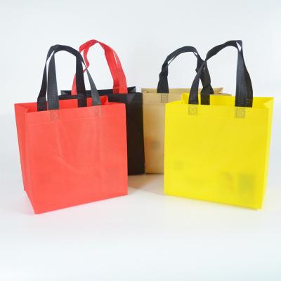 China Polypropylene Handled Reusable Tote Laminated CEO Bag Non Woven PP Woven Shopping Tote Bag for sale