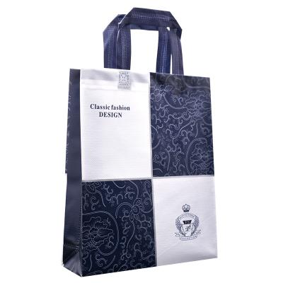 China Logo Printed Reusable Heat Seal custom wholesale handled pp Tote Shopping Bag Vest non woven for sale