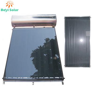 China Flat Plate Open Loop Thermo-syphon Solar Water Heaters of 200 liters for sale