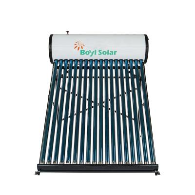 China Non-pressure Solar Water Heater Whole Stainless Steel Evacuated Tube Free Spare Parts Direct-plug Household Freestanding 5 Years for sale