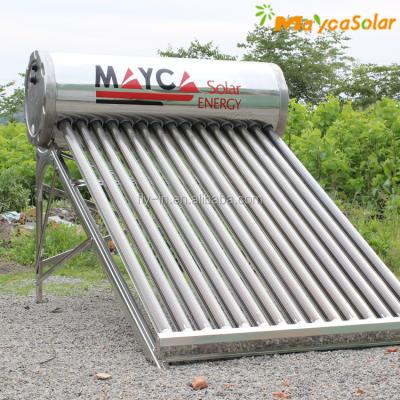 China Professional manufacture all stainless steel low pressure solar water heater for sale