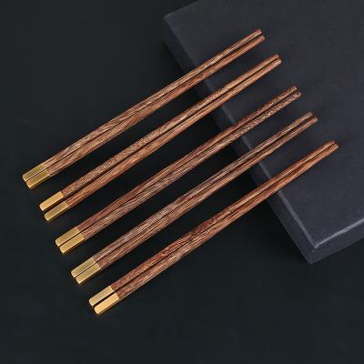 China Viable Factory Direct Metal Wand Heads With Blessing Character Carved Natural Reusable Wooden Wands for sale