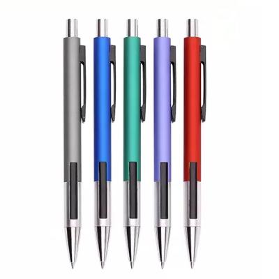 China Fashionable Balpoint Pen Factory Produced Custom Logo Advertising Ballpoint Pen Business Metallic Luxury Ballpoint Pen for sale