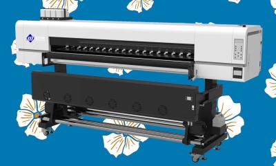 China Grootformaatprinter 192 CM YMCK Kleurmanagement Sublimatieprinter Te koop