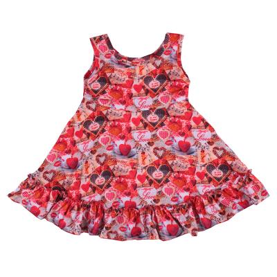 China 2021 Breathable Full Circle Ruffle/Princess Dresses Online Dress Baby Clothes Girl Fashion Dresses Girls Pirouette Customization for sale