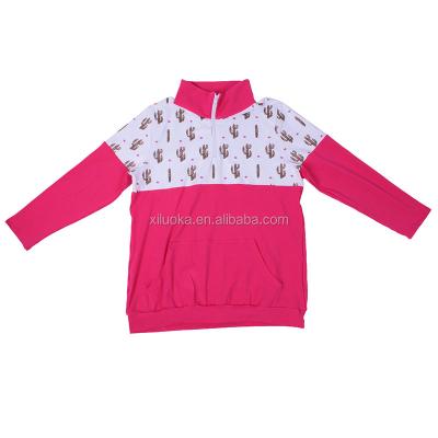 China 2019 Fashion Sustainable Custom Printed Hoodies Cotton Hot Pink Winter Hoodies For Women for sale