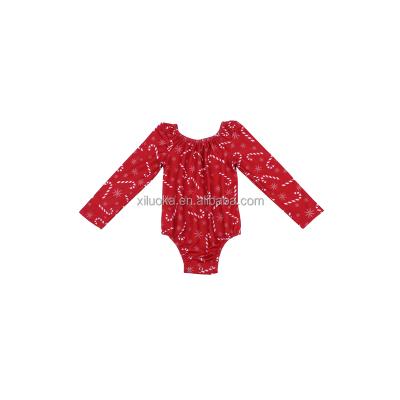 China 2021 New Long Sleeve Design Red Color And Candy Red Baby Romper Spring Cartoon Girl Clothes Baby Romper for sale