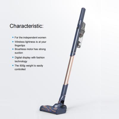 China Practical Wireless Vacuum Cleaner Lightweight Cordless Battery Hotel Slim Vacuum Cleaner for sale