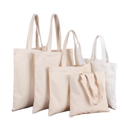 China High Quality Reusable Wholesale Logo Canvas Shopping Bag Printable Canvas Tote Bag for sale