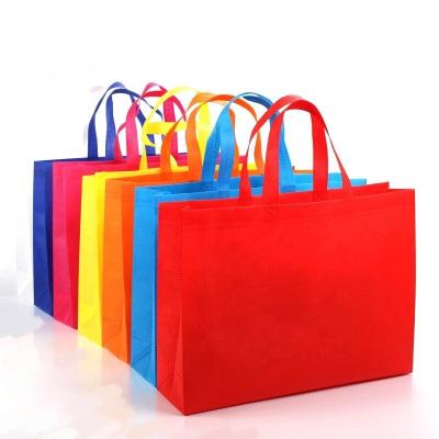 China Reusable Recusable Biodegradable Non Woven Packaging Shopping Bag PP Woven Fabric Tote Shopping Handbag for sale