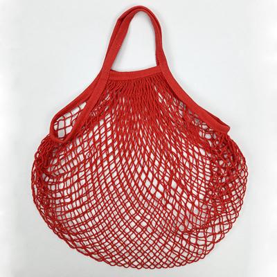 China Factory wholesale reusable cotton net bag supermarket vegetable and fruit cotton mesh bag net bag for sale