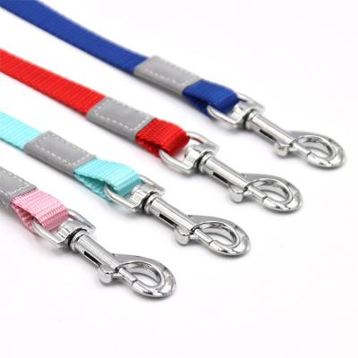 China Small Viable Pet Leash Custom Nylon Cat Traction Rope Night Reflective Safety Cat Dog Walking Rope for sale