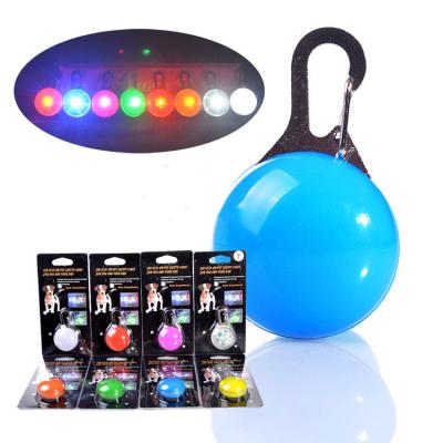 China Viable Pet Night Safety Collar Dog Guide Lights Glowing Luminous Glowing Collar Pet Pendant Necklace for sale