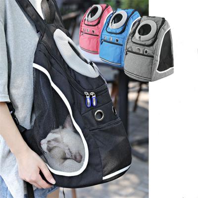 China Other New Style Hot Selling Portable Breathable Travel Pet Bag Out Type Pet Carrier Satchel Backpack for sale