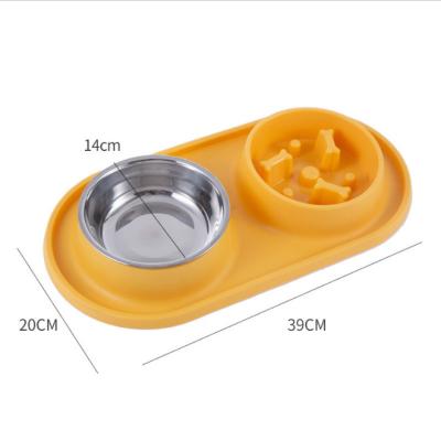 China Sustainable Pet and Puppy Bowl Food Feeders Stainless Pet Bowls New Pet Food and Water Bowl 2022 for sale