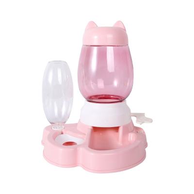 China Sustainable Pet Feeder Smart Automatic Pet Water And Food Feeder 2 Multicolor In 1 Pet Drinking Feeder for sale