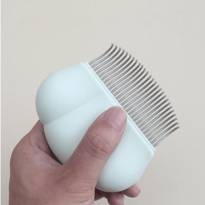 China Soft and Comfortable Pet Hair Brush Viable Hair Grooming Professional ABS Beauty Comb Pet Brush for sale