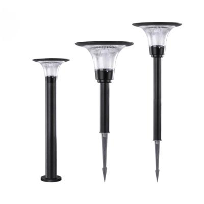 China 2021 New UFO Round Yard Track Waterproof Solar Led Solar Garden Light IP65 Residential Smart Outdoor Outdoor Lawn Stake for sale