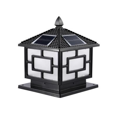 China High Power Aluminum Aluminum Post 1W 2W 3W Alloy+Acrylic Pillar Outdoor Waterproof Solar Led Light for sale