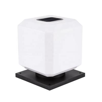 China Aluminum Waterproof Minimalist Style 2W 3W Outdoor Aluminum Garden Post Solar Alloy+acrylic 3.7V Square Led Base Pathway Pillar Light for sale