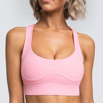 China Wholesale Topgear 2021 Solid Color Sports Bra Manufacturer Women's Clothing Desig News Breathable Sports Bra for sale