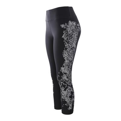 China Custom Printed Breathable Athletic Fitness Tights Workout High Waist Yoga Pants With Pocket for sale