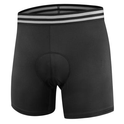 China Summer Breathable Sports Bike Riding Underwear With Thick Sponge Pad Silicone Short Pants Breathable Bottoms for sale