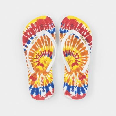 China Wiederverwendbare Bindungs-Färbung Flip Flop, PET einzige Damen Flip Flops Size 8 zu verkaufen