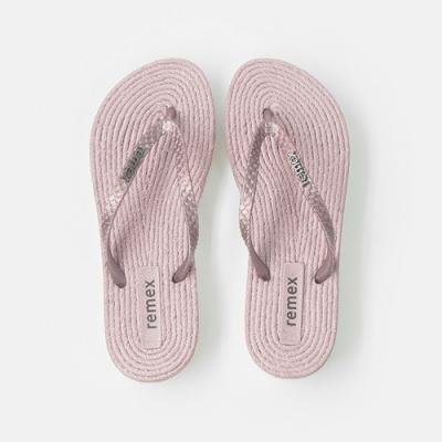 China Agua EVA Thick Sole Flip Flops resistente para mujer con la correa de la tela en venta