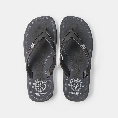 China Peso ligero negro para hombre EVA Flip Flop For Shower resistente a los choques en venta