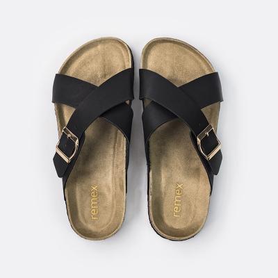 中国 女性はBirkenstockが十字の革紐と詰らせる10の金属のバックル エヴァを大きさで分類する 販売のため