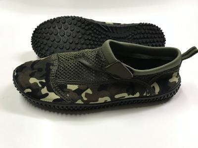 China Zapatos del agua del camuflaje SA8000, tela respirable Aqua Shoes de secado rápido en venta