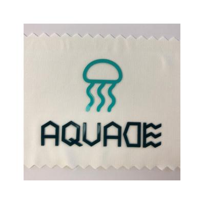 China Custom Silicone Viable High Dentity 3d Logo Heat Transfer Label Branding for sale